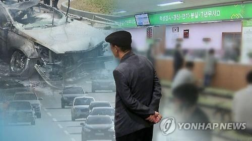 고령 운전자 교통사고 급증.ⓒ연합뉴스