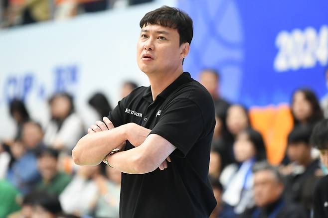 송영진 수원 KT 감독. 사진=KBL