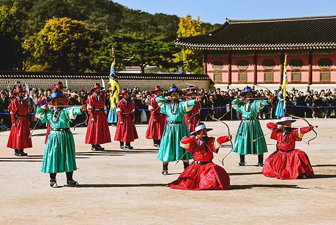 지난해 10월에 개최한 ‘첩종’ 행사 (사진=국가유산청 궁능유적본부)