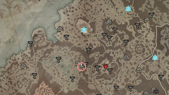 ▲ 케드바르두 6시, 참회자의 전당에서 그리구아르를 소환할 수 있다