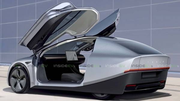 테슬라 사이버캡 예상 랜더링(출처=인사이드이브이)