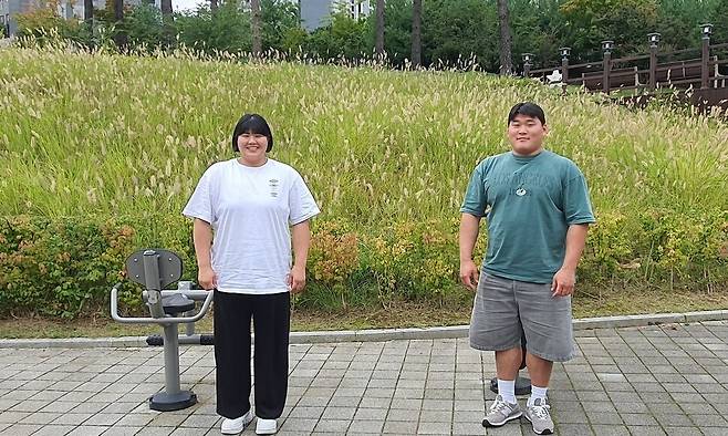 김하윤(안산시청)과 김민종(양평군청). 남지은 기자