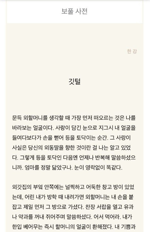 온라인 무크지 ‘보풀 사전’ 갈무리.