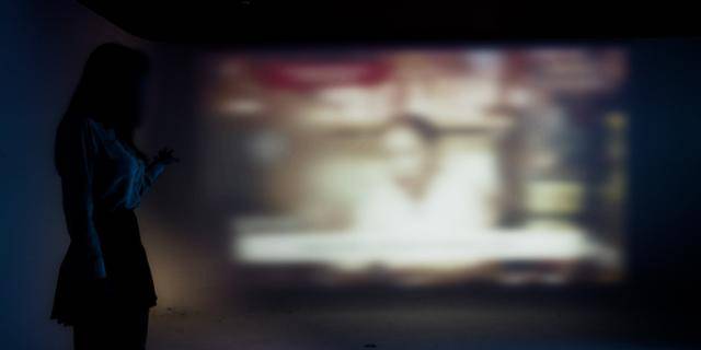 8년 차 무당 A씨가 지난달 19일 서울 중구 한국일보 본사 스튜디오에서 인터뷰를 하고 있다. 김용식 PD