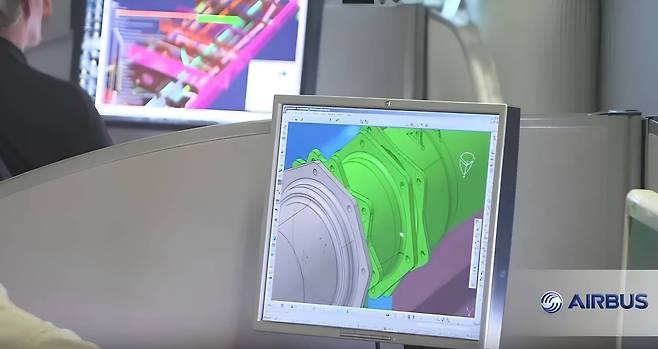 버추얼 트윈 기술로 항공기 설계에 나서는 에어버스 / 출처=에어버스