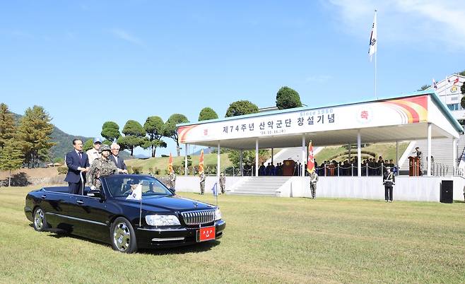 육군 3군단 창설 74주년 기념식 [육군 3군단 제공. 재판매 및 DB 금지]