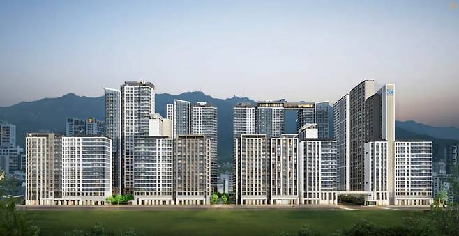 과천시 별양동 '프레스티어자이' 조감도. 사진=GS건설