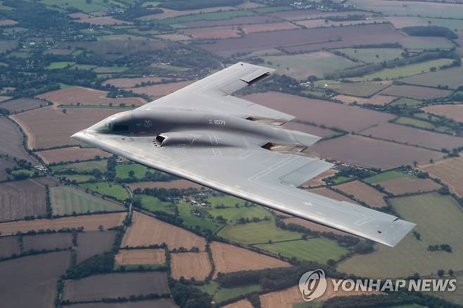 미국 공군의 전략폭격기 B-2 [EPA 연합뉴스 자료사진. 재판매 및 DB 금지]