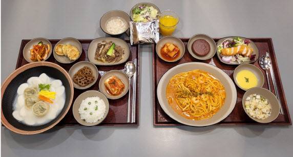 SPC그룹 구내식당 메뉴 (사진=오희나 기자)