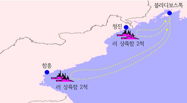 국가정보원은 북한이 지난 8일부터 러시아 파병을 위한 특수부대 병력 이동을 시작했다고 밝히며 위성 사진 등 관련 자료를 18일 공개했다. 연합뉴스