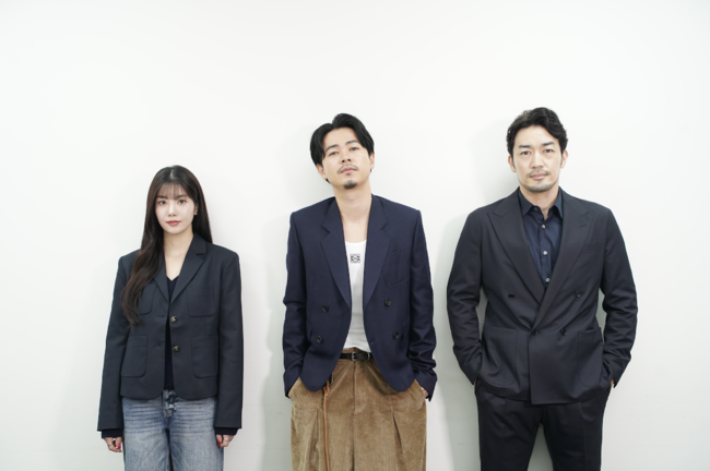 (왼쪽부터) 권은비, 일본배우 나리타 료, 오타니 료헤이