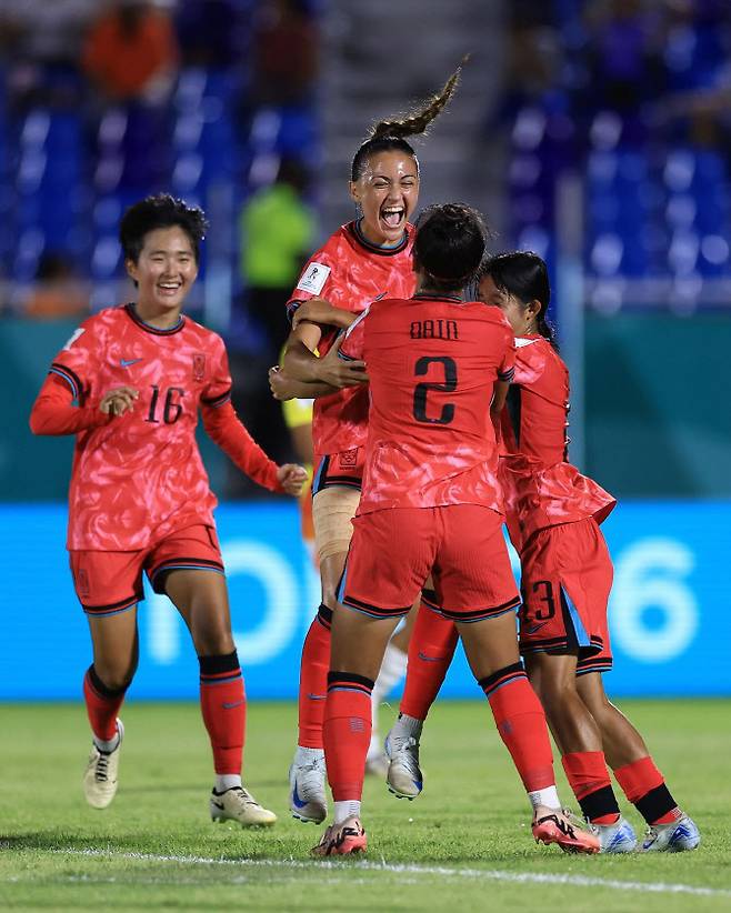 한국 여자 U-17 축구대표팀. 사진=FIFA 공식 SNS