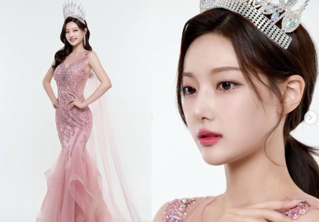 박예빈이 미스코리아 선발대회에서 인기상을 수상했다. 박예빈 SNS
