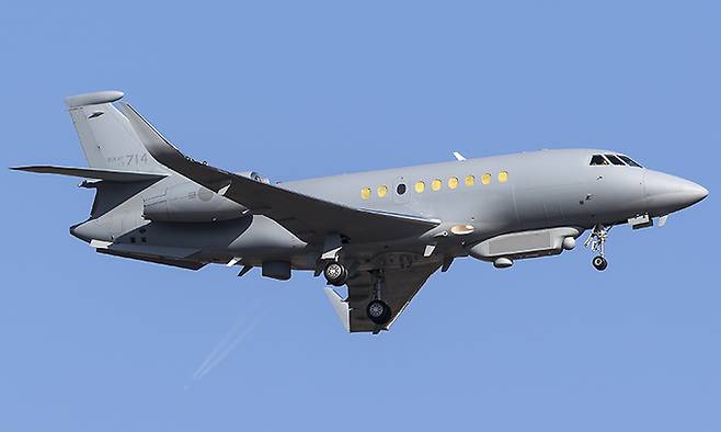 한국 공군이 운용중인 백두 전자정찰기. 세계일보 자료사진