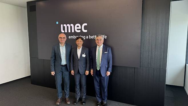 곽노정 SK하이닉스 사장 아이멕(imec) 방문 [아이멕 링크드인 캡처. 재판매 및 DB 금지]