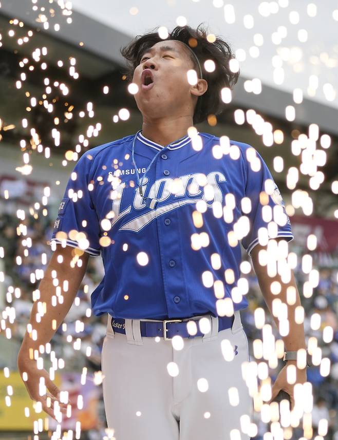 김상헌 응원단장. 삼성 제공