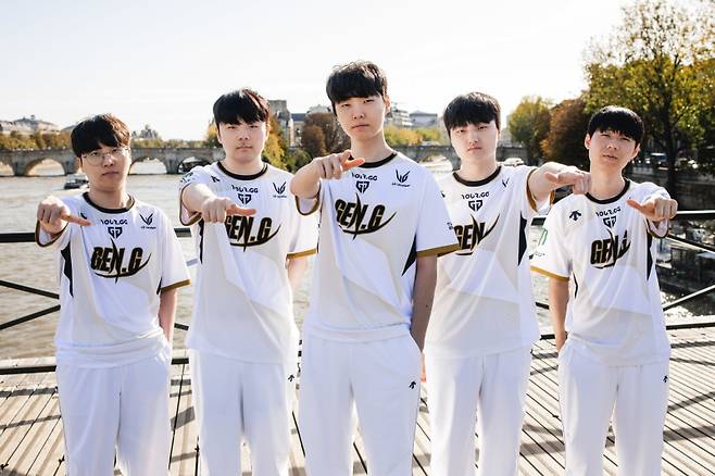 젠지 선수단. 라이엇 게임즈