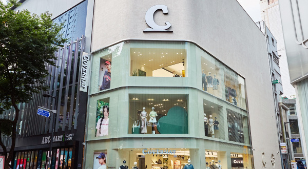 Exterior view of the Covernat flagship store that opened in August 2024 in Myeong-dong. (bcave)