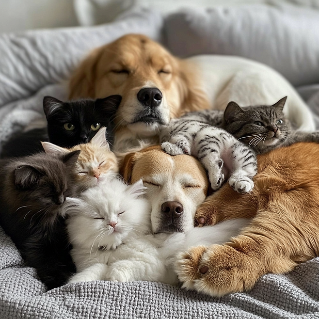 반려동물 이미지. [사진 = 미드저니]