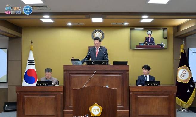 양평군의회는 23일 제2차 본회의를 열고 2024년도 주요사업장 현장 확인 결과 보고의 건과 조례안 및 동의안 등 총 10건의 안건을 의결했다. ＜사진=양평군의회＞