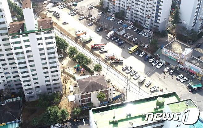 평화1동 복합커뮤니티센터 신축사업 예정 부지.(전주시 제공)/뉴스1