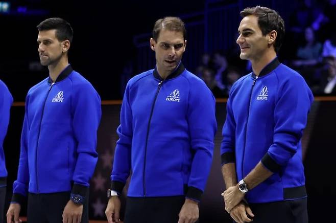 레이버컵에서의 조코비치, 나달, 페더러