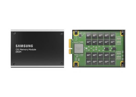 삼성전자의 CXL 2.0 메모리 제품인 'CMM-D' 모습. <삼성전자 제공>