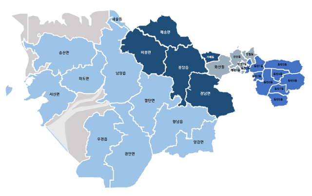 인구 40만 동탄구 생기나…화성시 4개구 명칭 확정, 내달 신청 '속도'