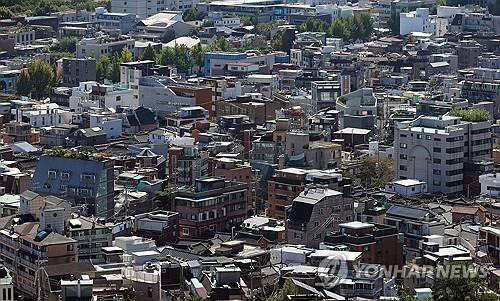 서울 빌라 밀집지역 모습 [연합뉴스 자료사진]