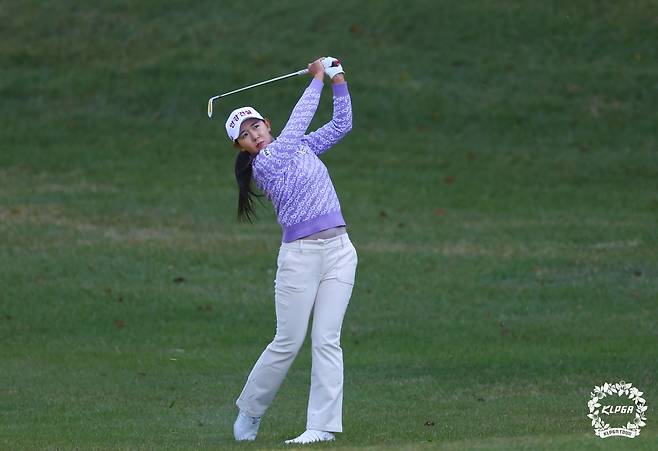 박보겸의 아이언샷. [KLPGA 제공. 재판매 및 DB 금지]