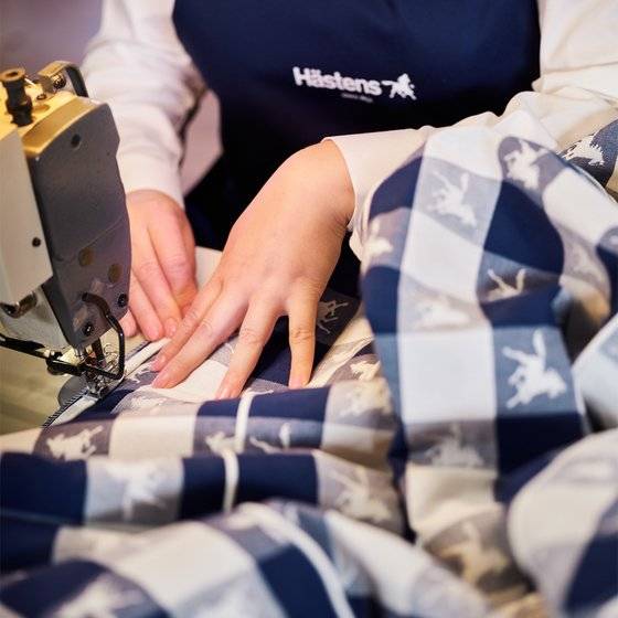 비비더스, 드리머 같은 상위 모델에 들어가는 블루 체크. [사진 해스텐스]