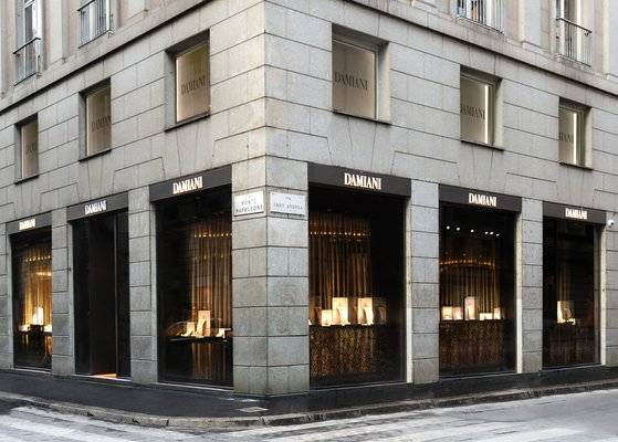 이탈리아 밀라노에 위치한 다미아니의 매장. [사진 다미아니]