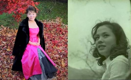 김수미가 2018년 SBS ‘집사부일체’에서 찍은 영정사진과 그의 20대 시절 모습