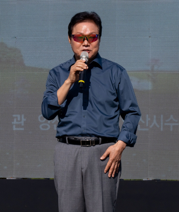 박완수 경남지사가 인사말을 하고있다.  이원준 기자