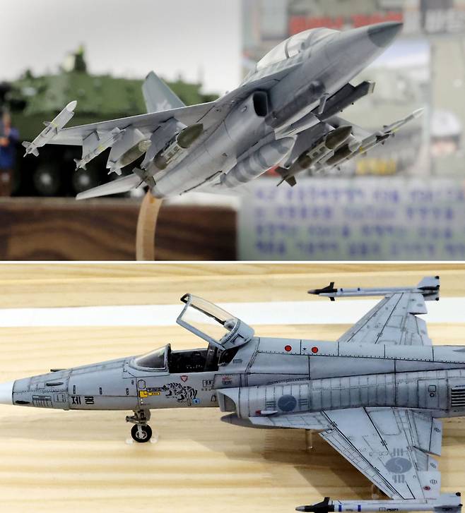 T-50 완전무장형 NATO Tiger Meet 참가기 - 류상우 作, KF-5F 제공호 - 정진우 作