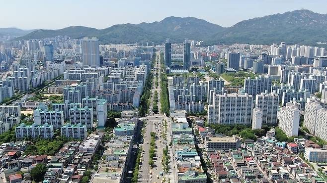 1기 신도시인 경기 안양 평촌 전경. [사진출처=연합뉴스]