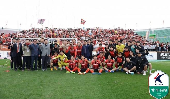 3연승을 내달린 강원FC [한국프로축구연맹 제공. 재판매 및 DB 금지]