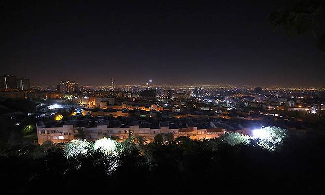 26일(현지시간)&nbsp;테헤란의 모습. AFP연합뉴스