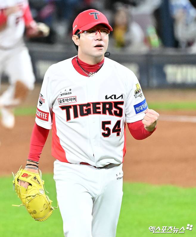 KIA 투수 양현종이 28일 광주-기아 챔피언스필드에서 열린 2024 신한 SOL BANK KBO 한국시리즈 5차전에 선발 등판해 37년을 기다린 광주 우승 축포를 쏘고자 한다. 엑스포츠뉴스 DB