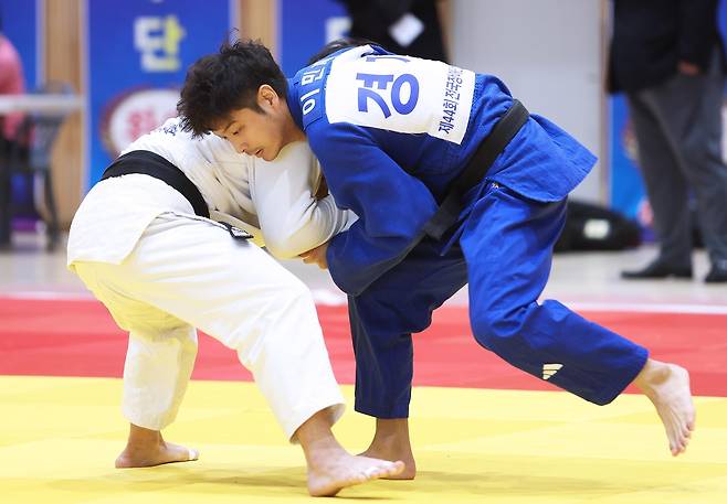 전국장애인체육대회에서 맞붙은 이민재(오른쪽)와 김동훈 [대한장애인체육회 제공. 재판매 및 DB금지]