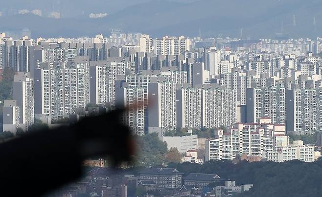 서울 남산에서 바라본 서울 시내. 뉴시스