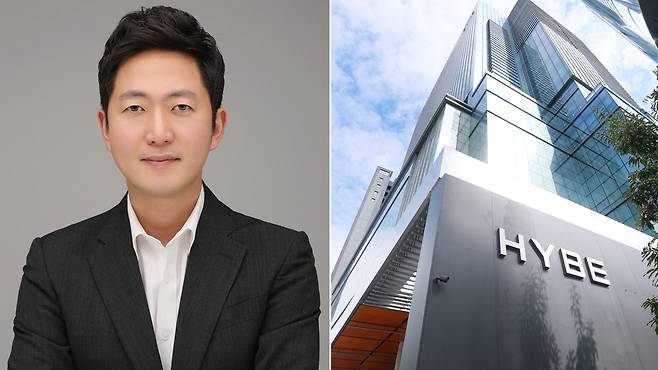 이재상 하이브 신임 CEO, 하이브 사옥 [하이브/연합뉴스 제공]