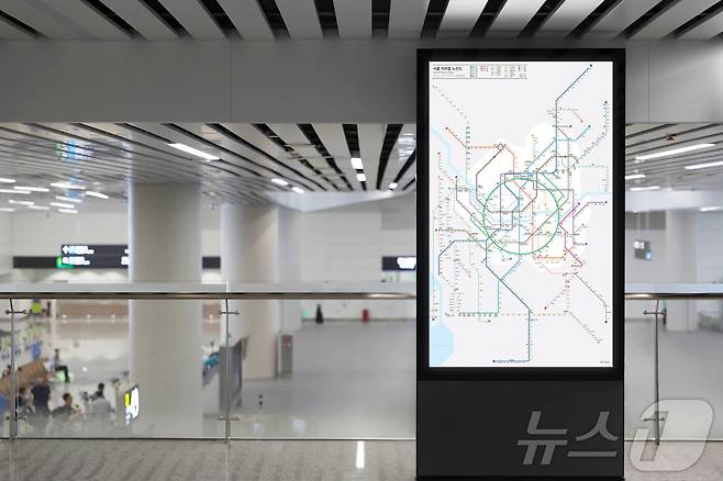 지하철 노선도 디자인(서울시 제공)