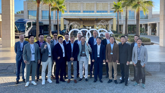 Audi Korea Executive Director Steve Cloete and representatives from official Audi dealerships attended the Audi Partner Convention held in Portugal last September. [Audi Korea]