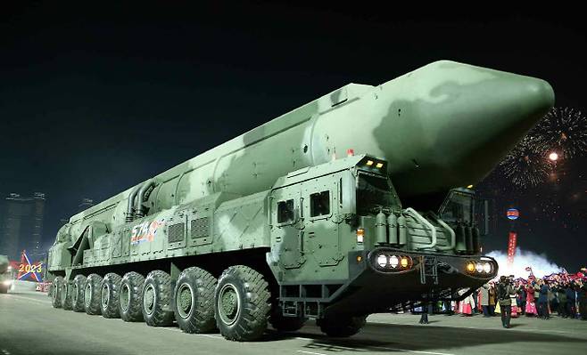 북한 대륙간탄도미사일(ICBM) ‘화성-18형’. (사진=뉴스1)