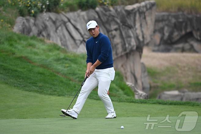 미국프로골프(PGA) 투어의 김주형. ⓒ AFP=뉴스1