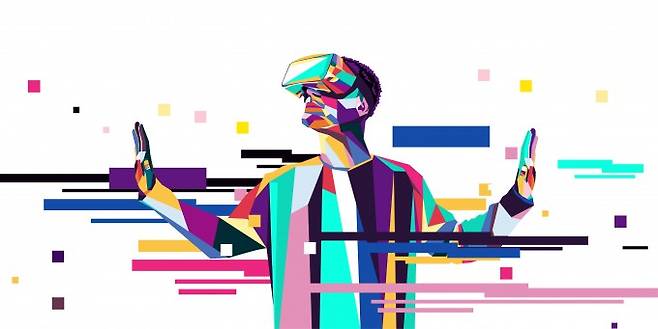 가상현실(VR) 체험을 하려면 머리에 디스플레이 장치를 착용해야 한다. 게티이미지뱅크 제공