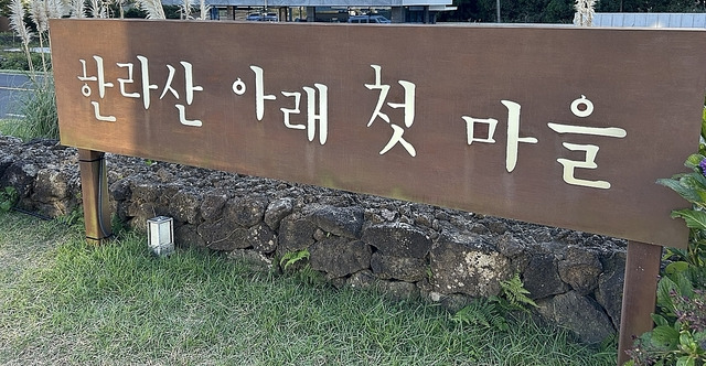 메밀을 이용해 융복합산업을 발전시키고 있는 서귀포시 안덕면 광평리는 해발 500m 중산간에 자리하고 있어 '한라산 아래 첫 마을'이란 이름을 붙였다. 문정임 기자