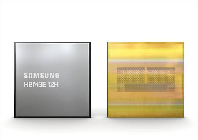 삼성전자, 업계 최초 36GB HBM3E 12H D램 개발. [사진출처 = 삼성전자]