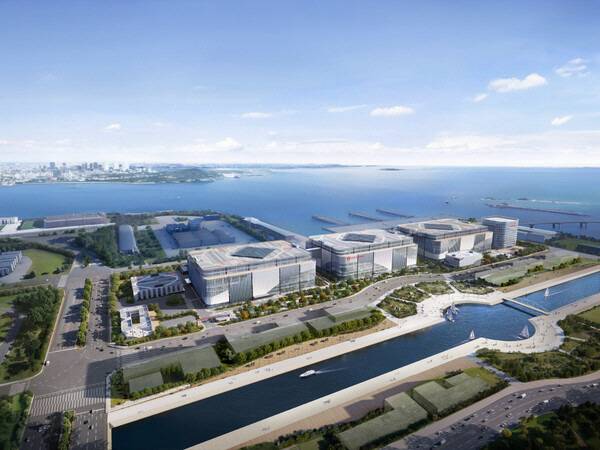 2026년 완공 예정인 롯데바이오로직스 인천 송도동 바이오 캠퍼스 조감도. 각 사 제공